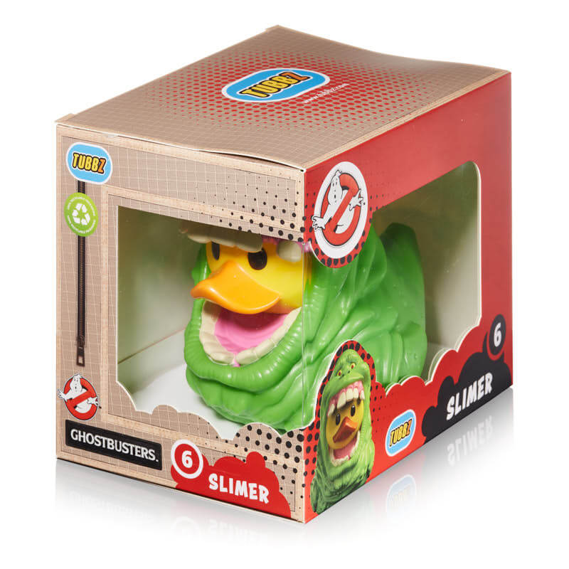 Best of TUBBZ Boîte Canard de bain - S.O.S. Fantômes - Slimer - 9cm