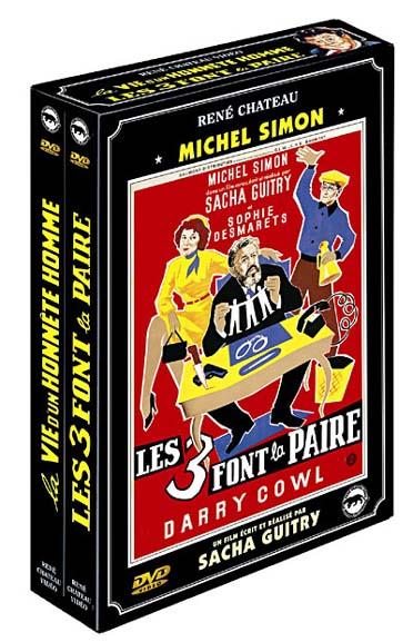 Coffret Sacha Guitry 2 films : la vie d'un honnête homme ; les trois font la paire [DVD]