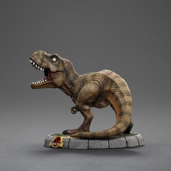 Iron Studios - MiniCo - Jurassic Park - T-Rex Regular Statue 15cm - flash vidéo