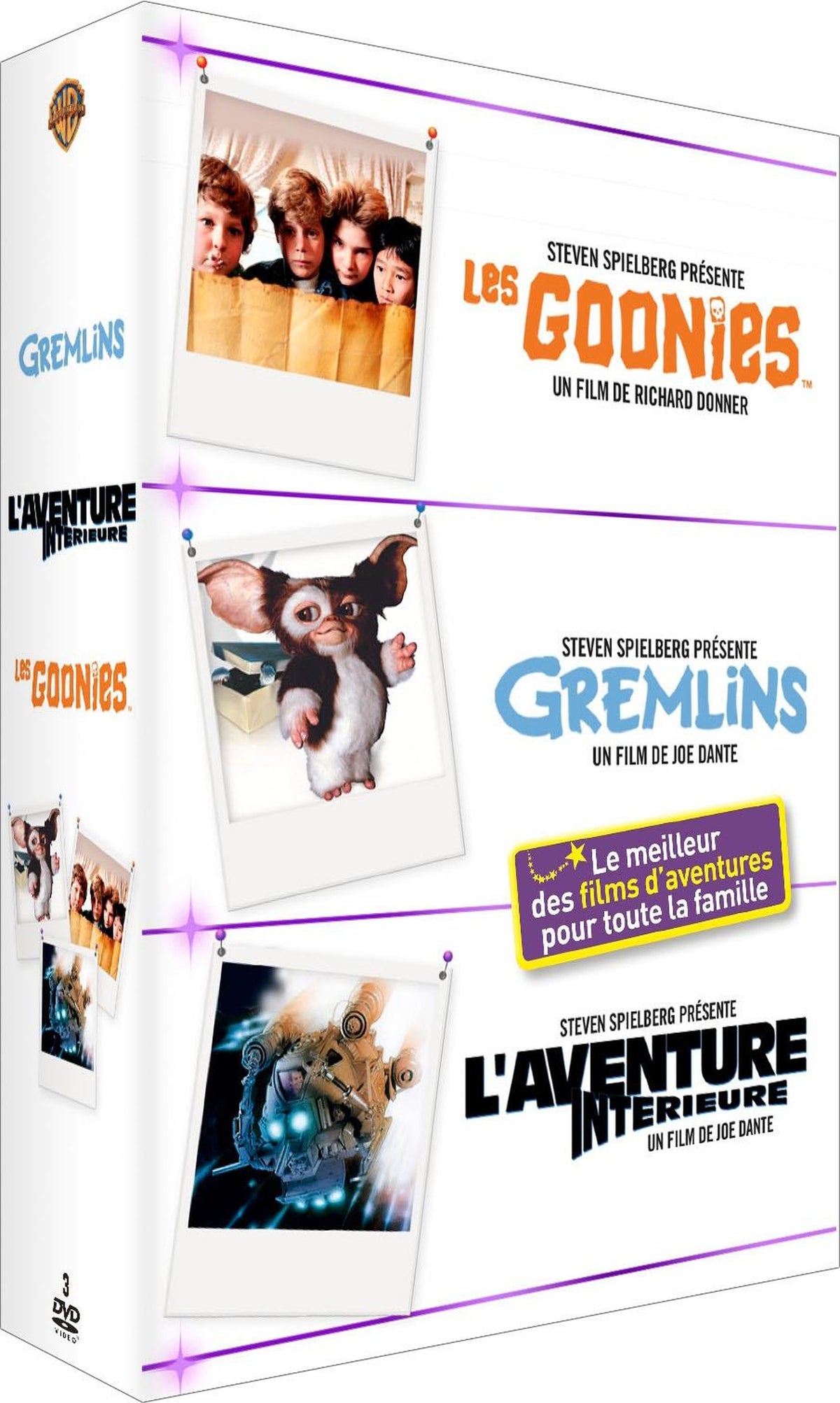 Les Goonies + Gremlins + L'aventure intérieure [DVD]