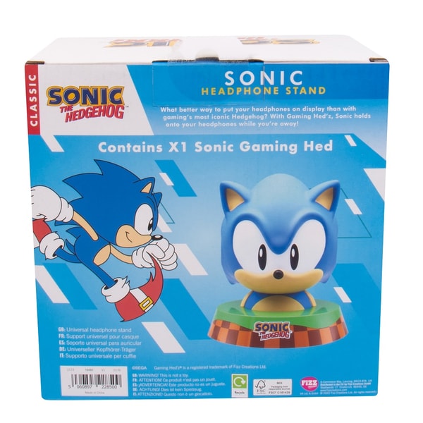 Sonic the Hedgehog - Support pour casque Sonic Gaming Hed'z - flash vidéo