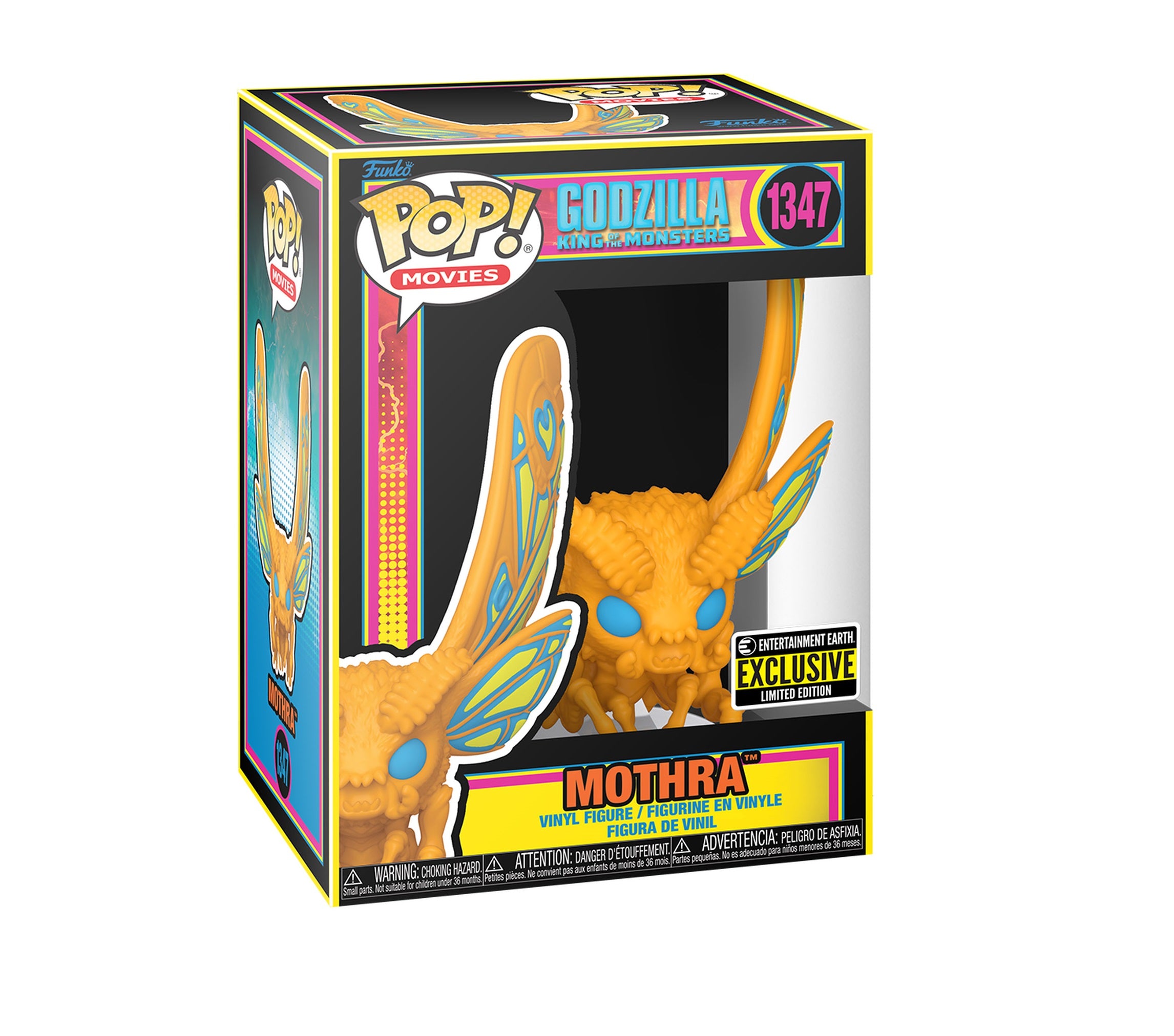 Funko Pop! Movies: Godzilla: King of the Monsters - Mothra (Blacklight)