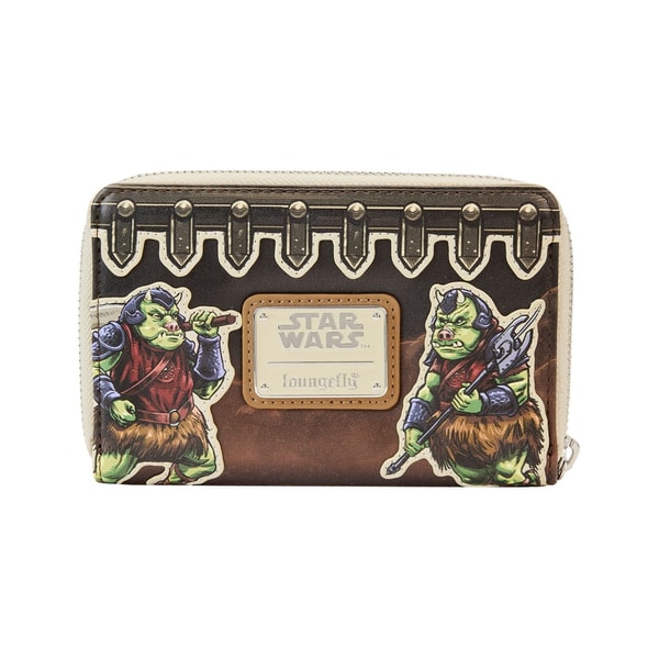 Loungefly: Lucasfilm - Star Wars Return Of The Jedi 40th Anivversary - Jabbas Palace Zip Around Wallet - flash vidéo