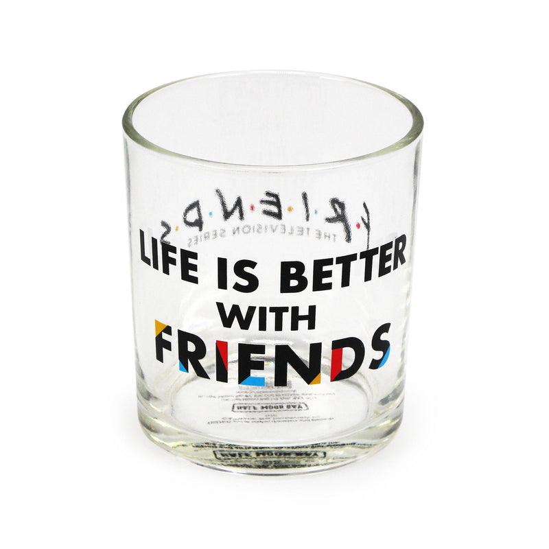 Friends - Gobelet en verre "La vie est meilleure avec des amis"