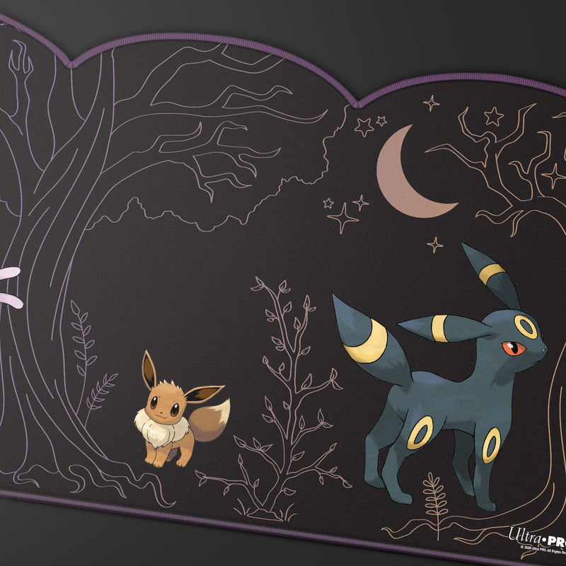 Ultra Pro - Pokémon JCC - Tapis de jeu avec découpe Évoli, Mentali et Noctali