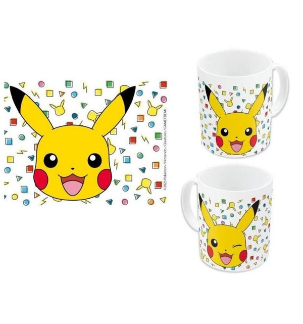 Pokémon - Tasse en céramique Pikachu Confettis - 325ml