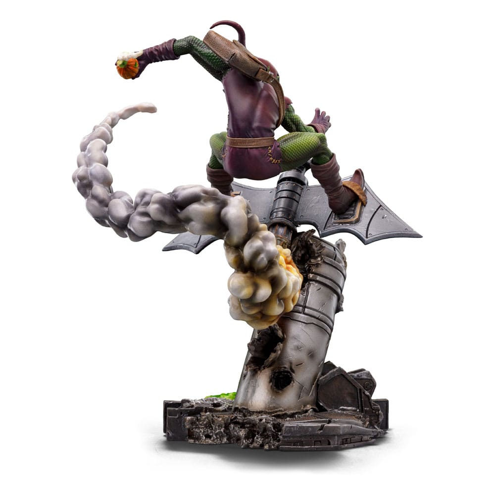 Iron Studios - BDS Art Scale 1/10 - Marvel - Spider-Man - Le Bouffon Vert Statue 27cm - flash vidéo