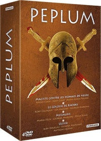 Peplum - Coffret - Maciste contre les hommes de pierre + Le colosse de Rhodes + Messaline + Ulysse [DVD]