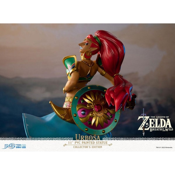 First 4 Figures - The Legend of Zelda : Breath of the Wild - Urbosa Statue Edition Collector 27cm - flash vidéo