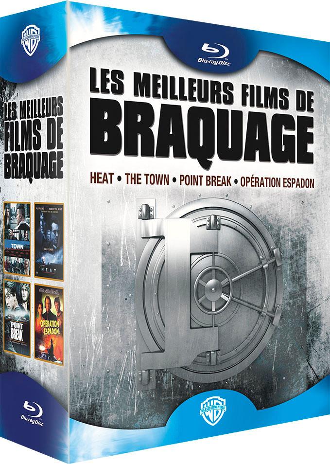 Les Meilleurs films de braquage - Heat + The Town + Point Break + Opération Espadon [Blu-ray]