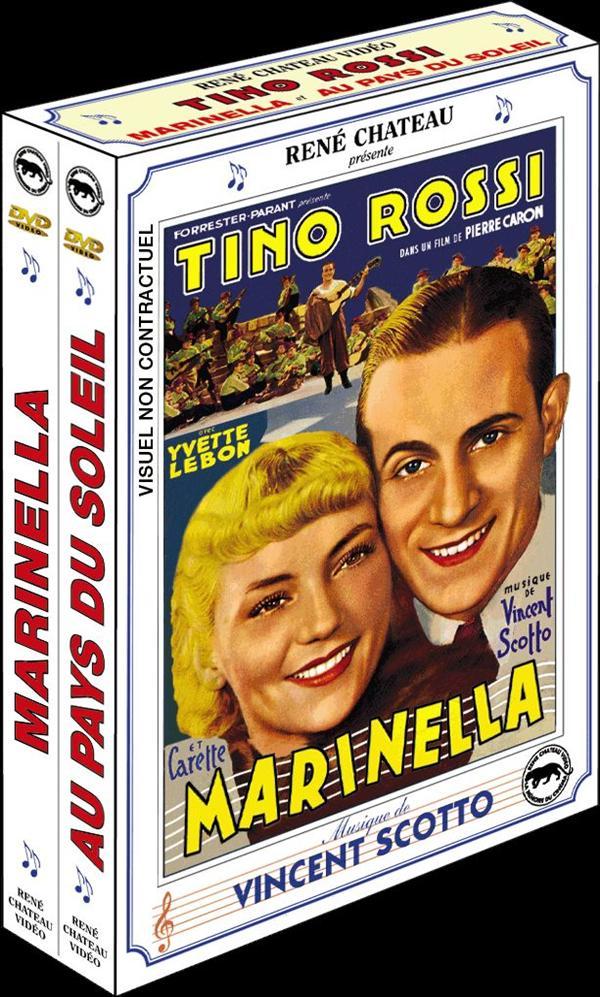 Tino Rossi - 2 films, vol. 2 : Au pays du soleil + Marinella [DVD]