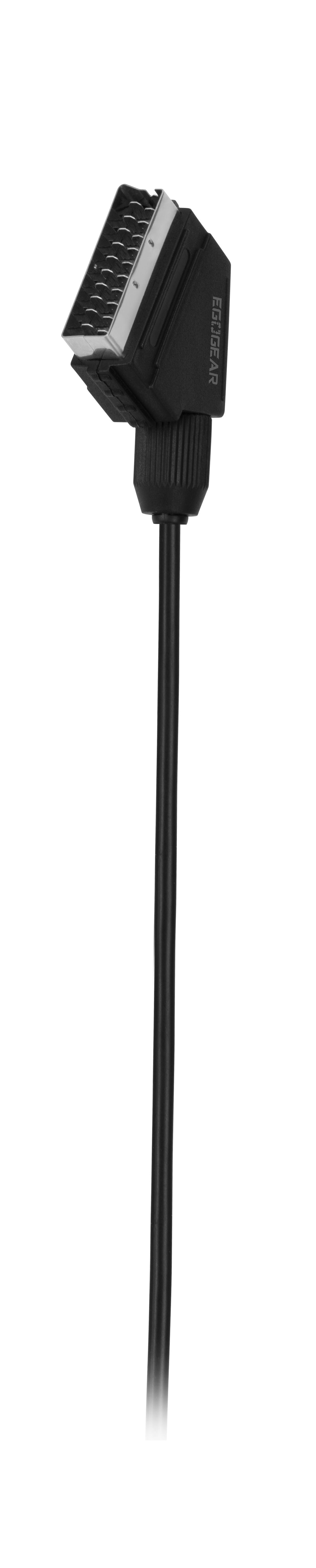 EgoGear - Câble Péritel RGB RGA10 Noir pour PS1, PS2 et PS3