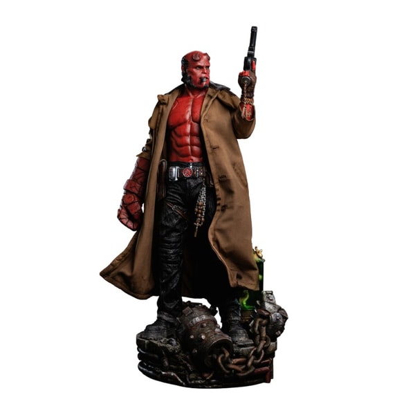 Iron Studios - Deluxe Art Scale 1/4 - Hellboy - Hellboy Statue 68cm - flash vidéo
