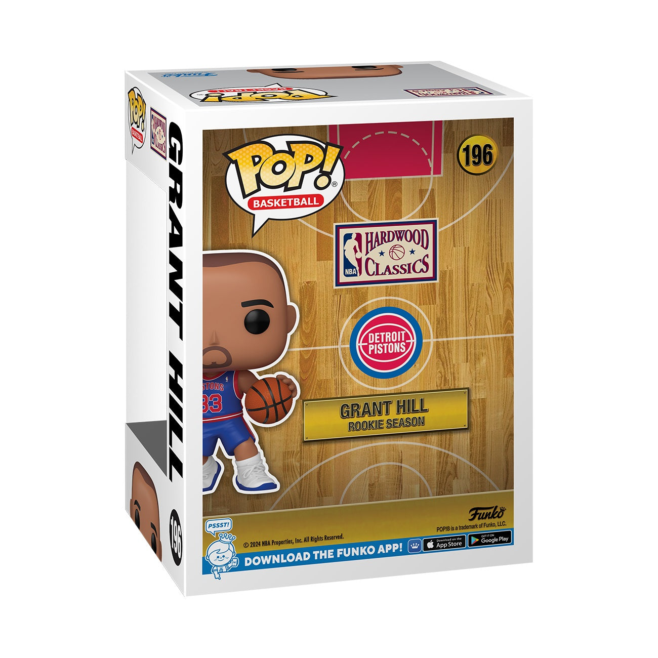 Funko Pop! NBA: Detroit Pistons - Rookie Season Grant Hill - flash vidéo