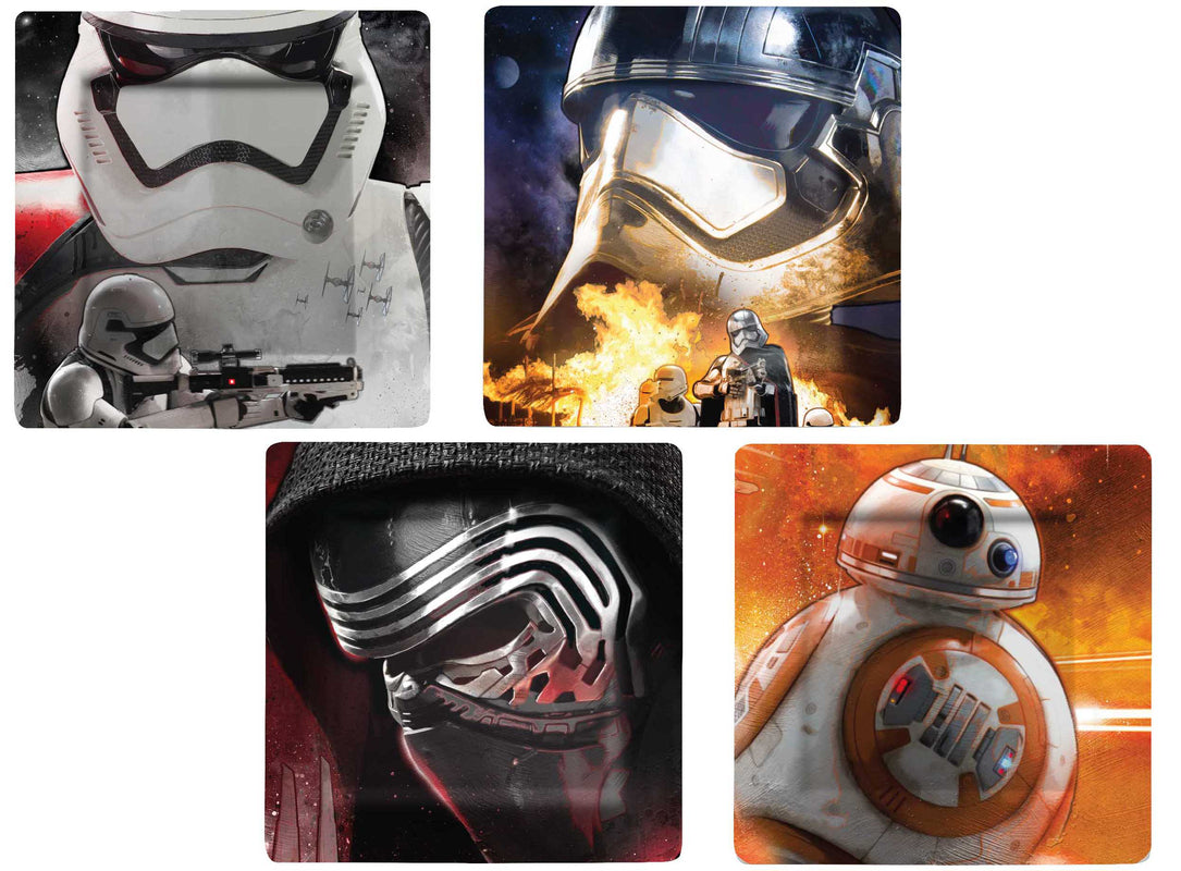Funko Homewares - Star Wars Photographic Characters Melamine Plate 4-Set