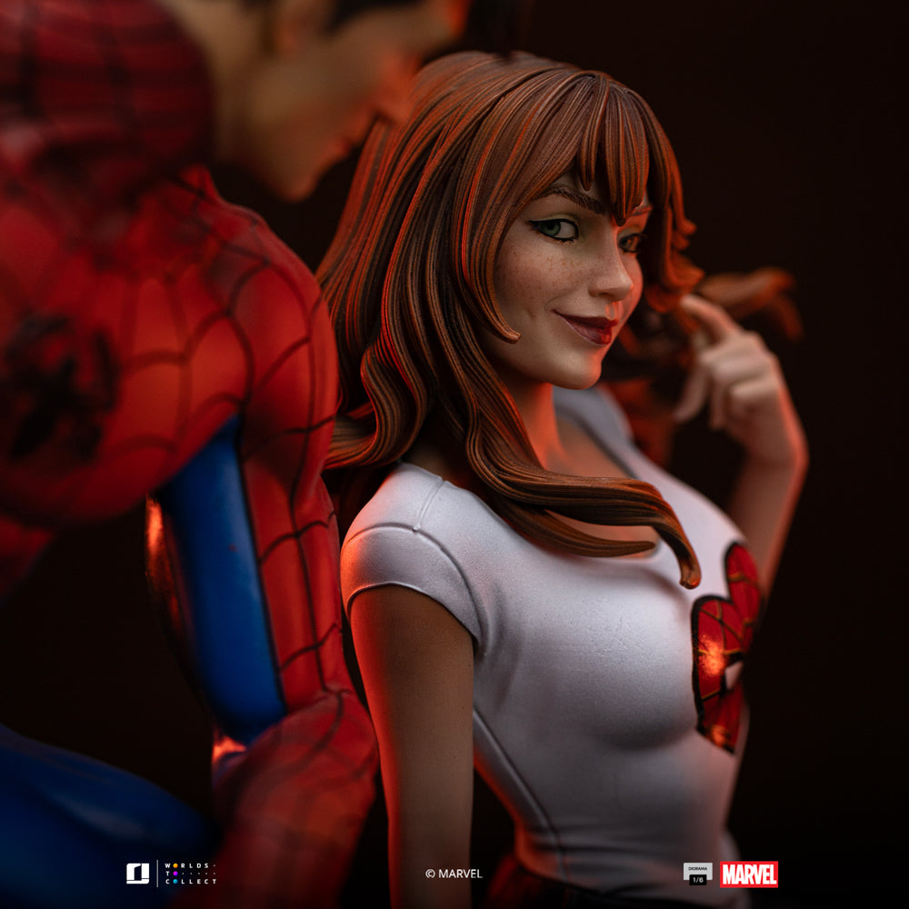 Iron Studios - Sixth Scale Diorama 1/6 - Marvel Comics - Spider-Man et MJ Statue 35cm