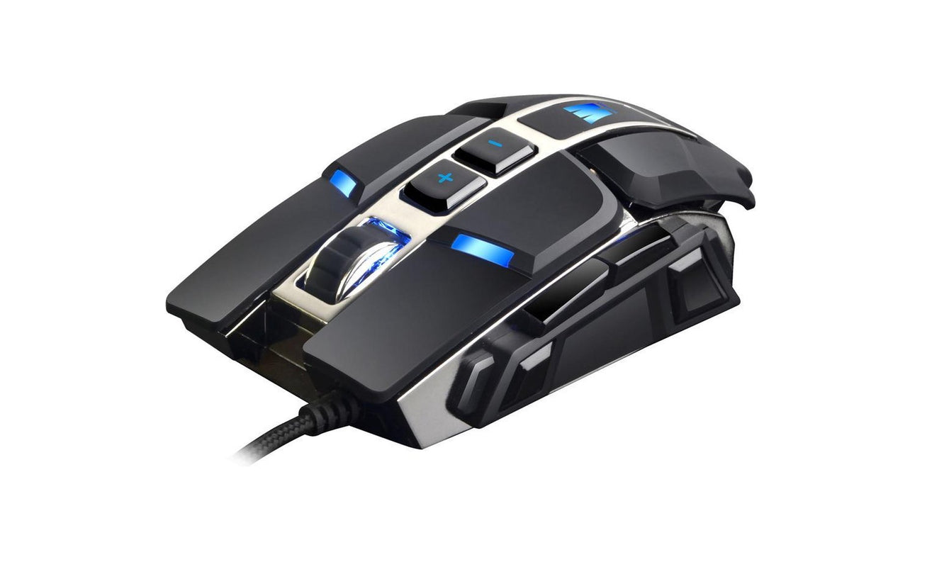 WASDkeys - M300 - Souris de jeu laser  filaire RGB noire