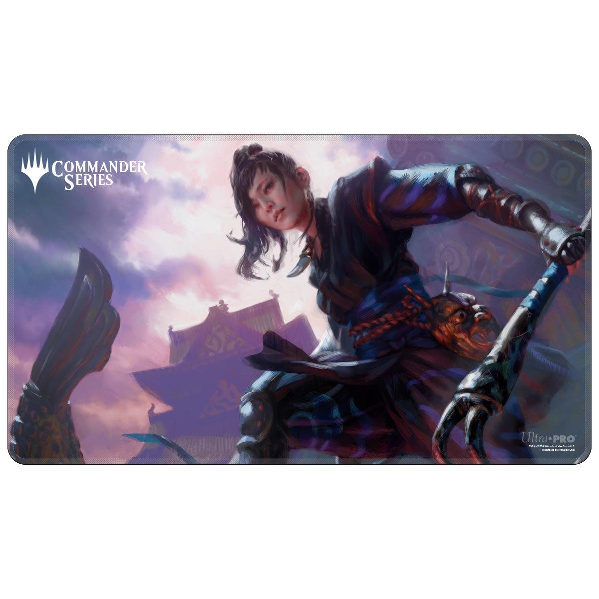 Ultra Pro - Magic: The Gathering - Commander Series - Tapis de jeu Yoriko, l'ombre du tigre (60 x 34 cm) - flash vidéo