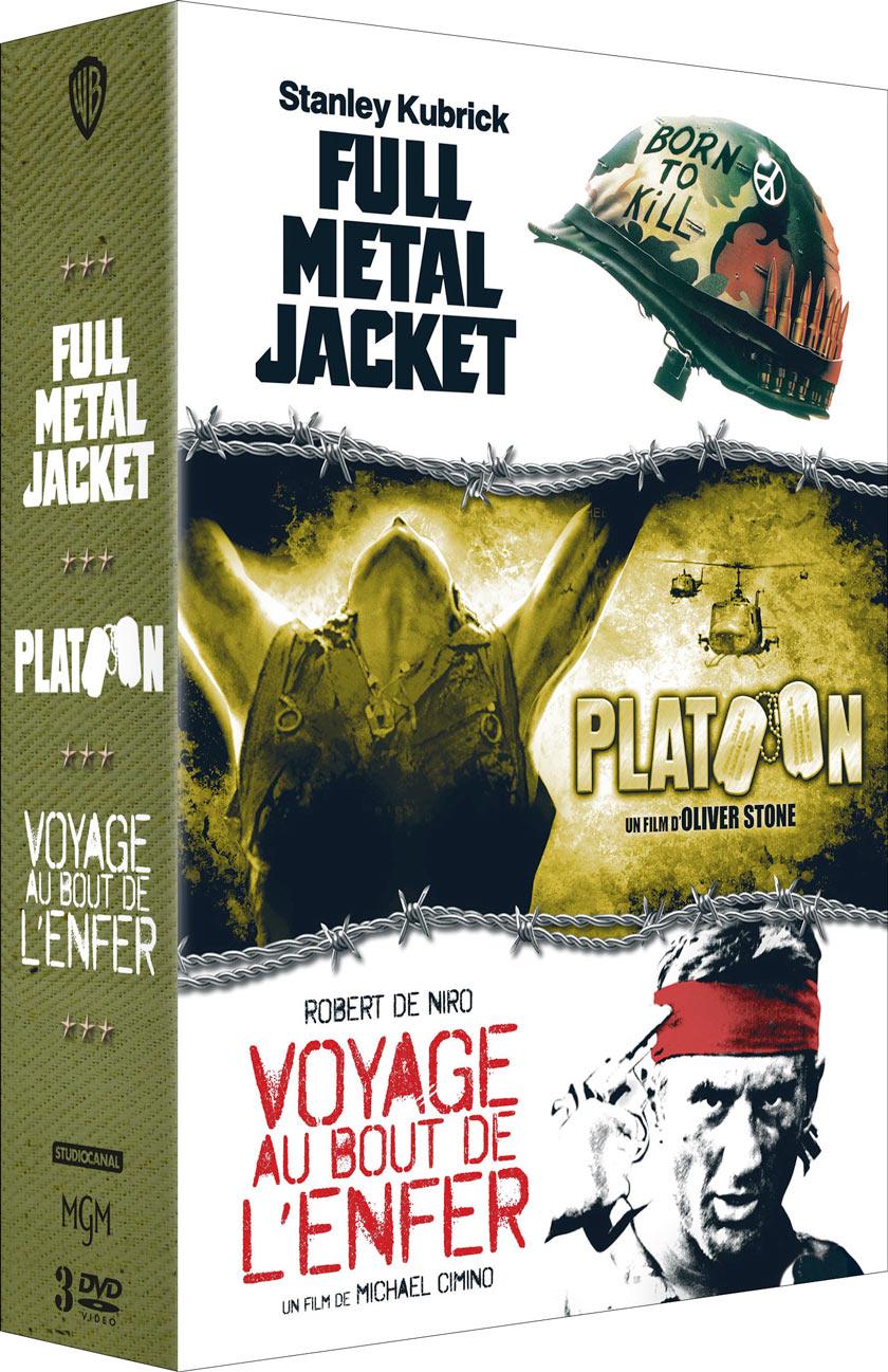 Full Metal Jacket + Platoon + Voyage au bout de l'enfer [DVD]