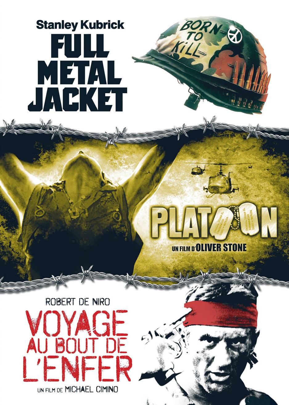 Full Metal Jacket + Platoon + Voyage au bout de l'enfer [DVD]