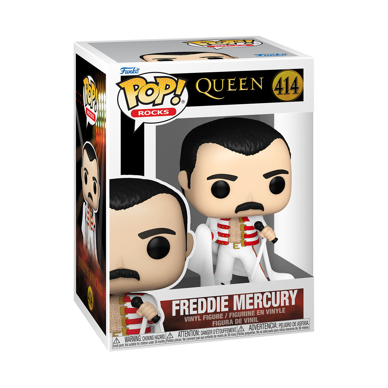 Funko Pop! Rocks: Queen - Freddie Mercury (with Cape) - flash vidéo