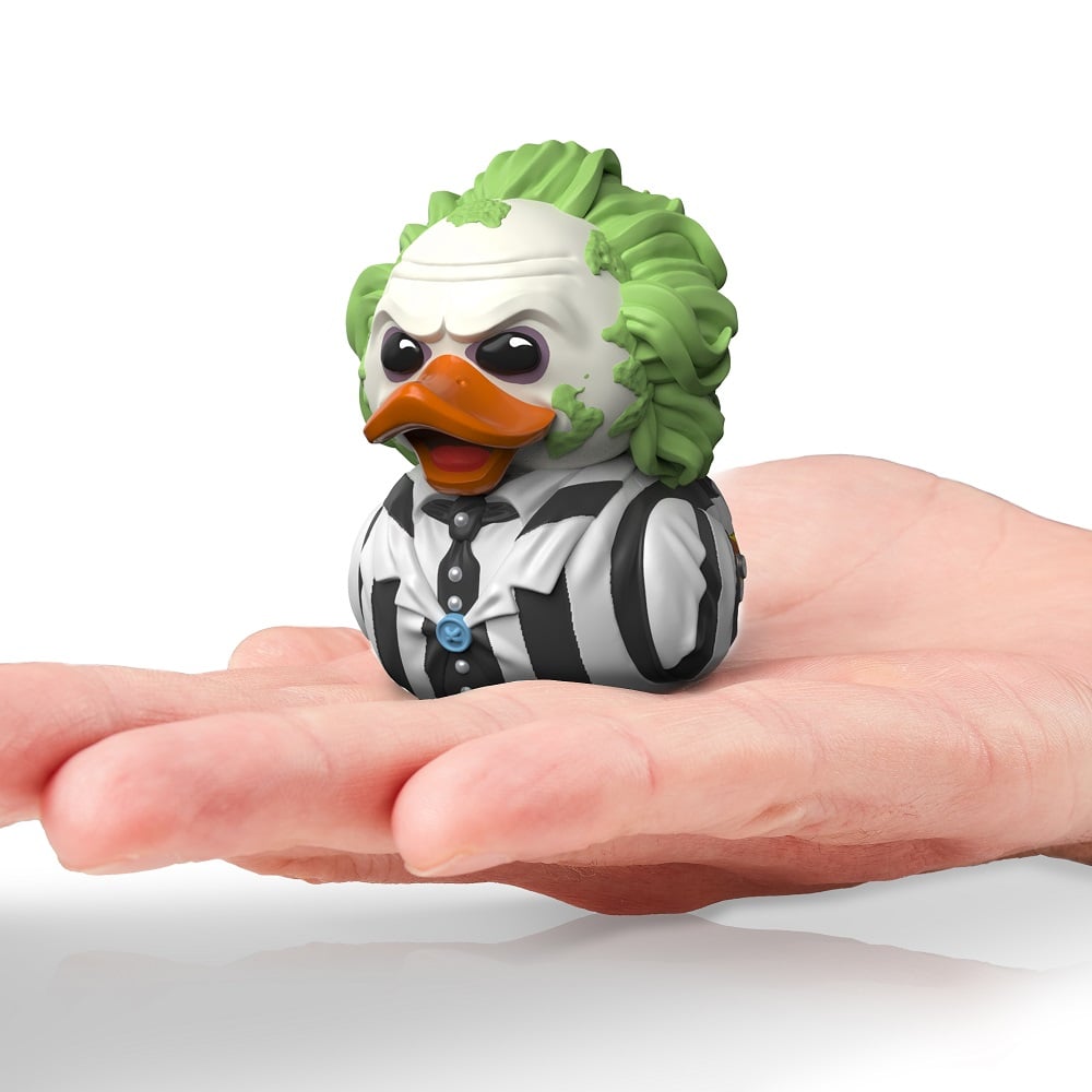 Numskull - Mini TUBBZ Canard de bain - Beetlejuice - Beetlejuice (Édition baignoire) - 8cm - flash vidéo