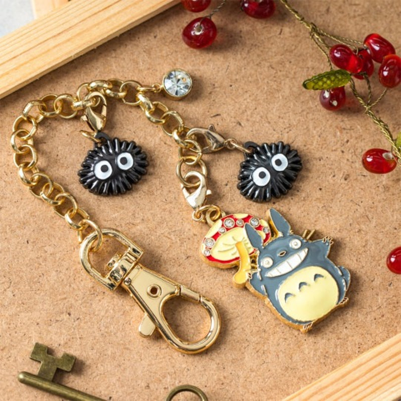Ghibli - Mon Voisin Totoro - Chaînette Charms Totoro et Champignon