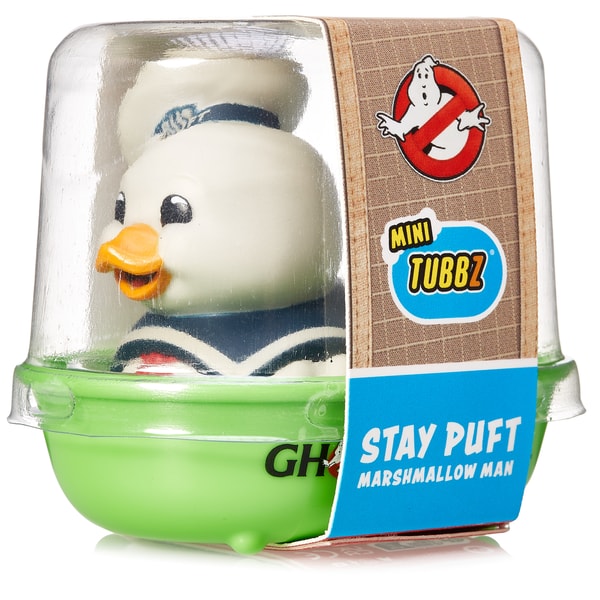 Numskull - Mini TUBBZ Canard de bain - SOS Fantômes - Bibendum Chamallow (Édition baignoire) - flash vidéo