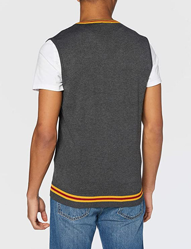 Harry Potter - Pull Bordeaux sans Manches Hommes Gryffondor - XS