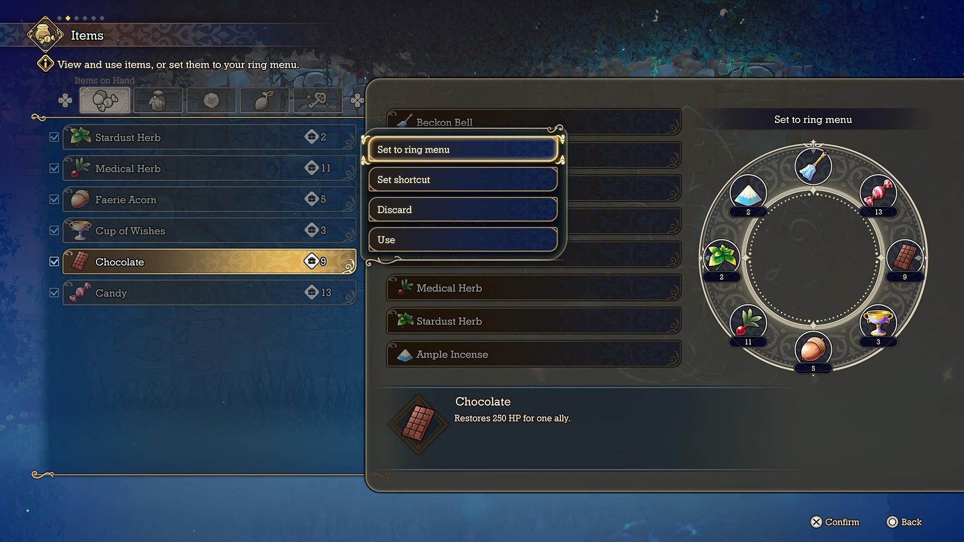 Visions of Mana - flash vidéo