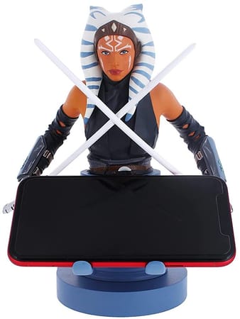 Cable Guys R.E.S.T - Le Mandalorien - Ahsoka Support pour Téléphone et Manette - flash vidéo