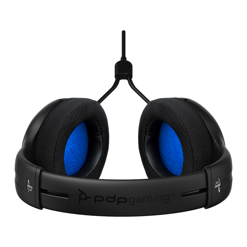 PDP - Casque de jeu stéréo filaire Airlite Noir pour PS5, PS4 et Windows 10/11