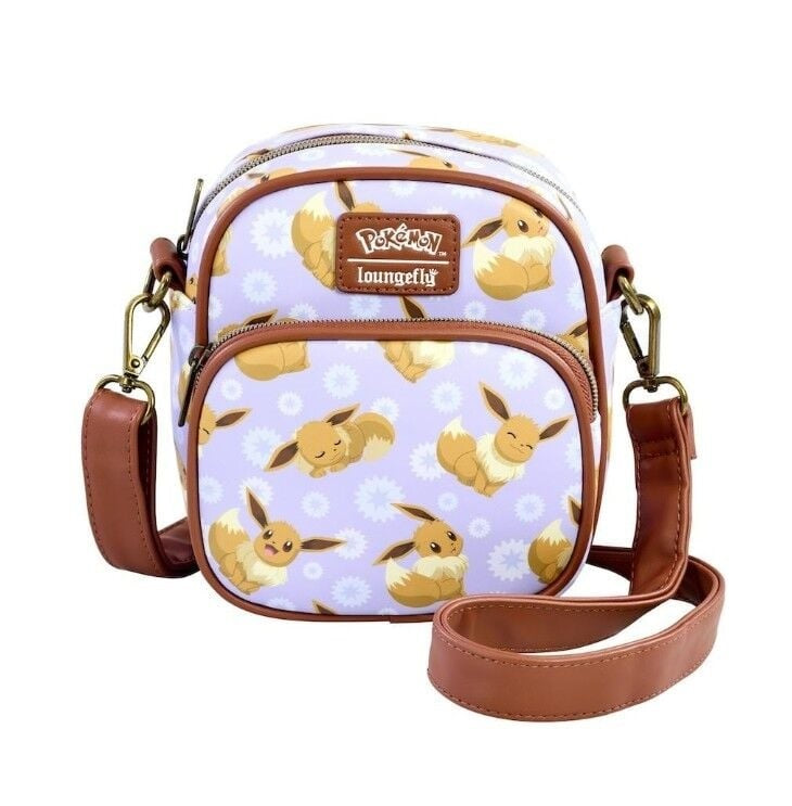 Loungefly: Pokémon - Eevee AOP Passport Crossbody Bag