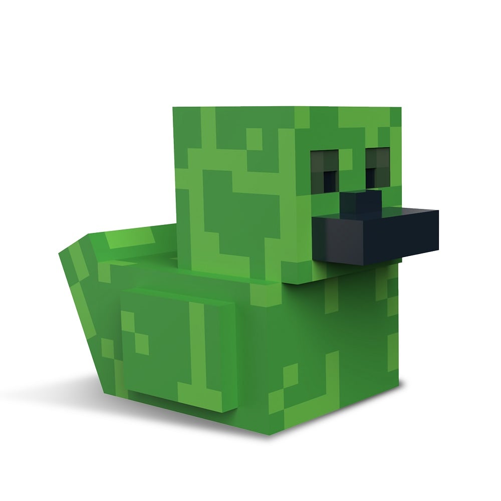 Numskull - TUBBZ Canard de bain - Minecraft - Creeper (Première Édition) - 9cm - flash vidéo