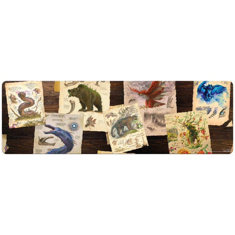 Ultra Pro - Magic: The Gathering - Bloomburrow - Tapis de jeu Notes de terrain sur les bêtes (228 x 76 cm)