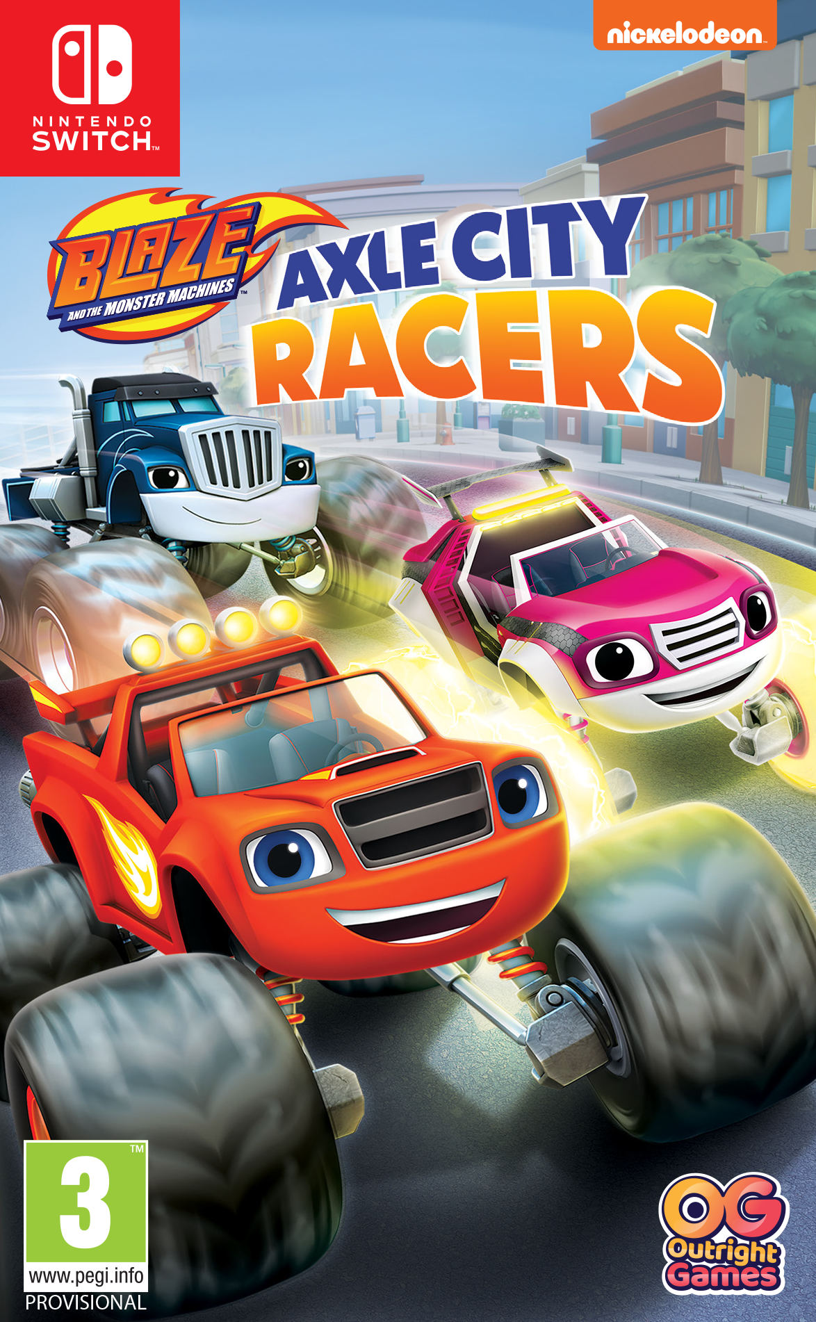 Blaze and the Monster Machines: Axle City Racers (Code-in-a-box) - flash vidéo