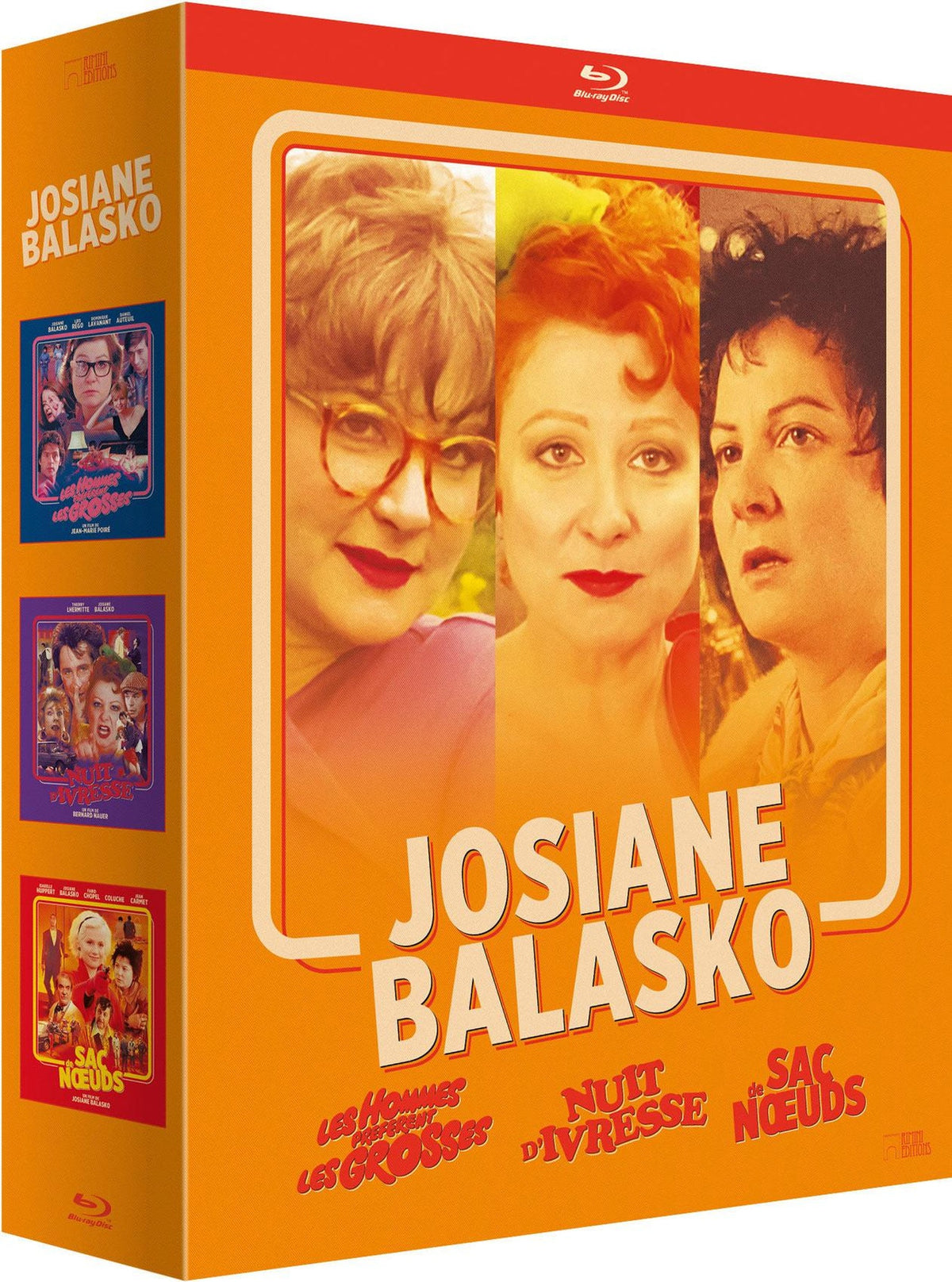 Josiane Balasko : Les Hommes préfèrent les grosses + Sac de noeuds + Nuit d'ivresse [Blu-ray]