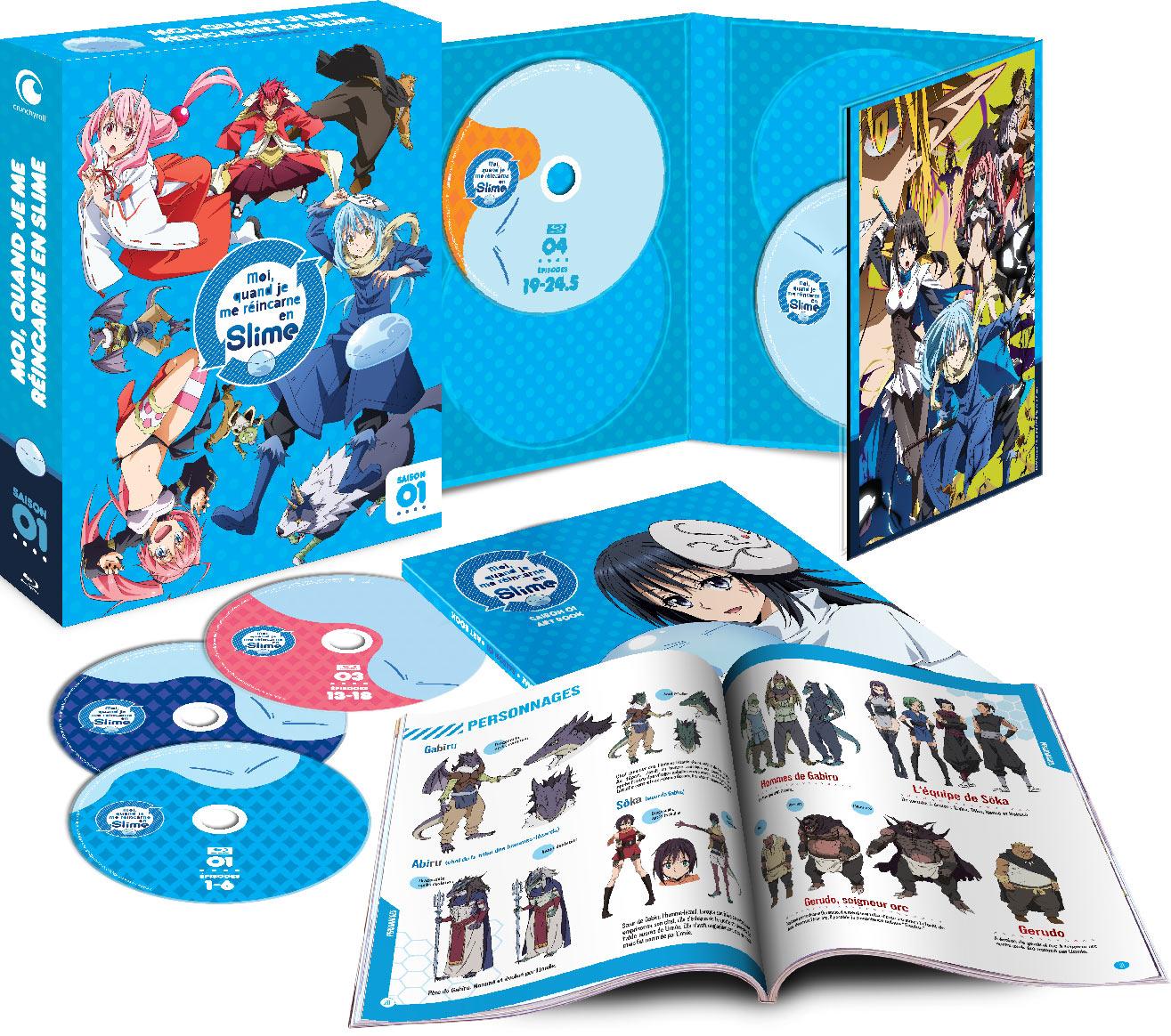 Moi quand je me réincarne en slime - Saison 1 [Blu-ray]
