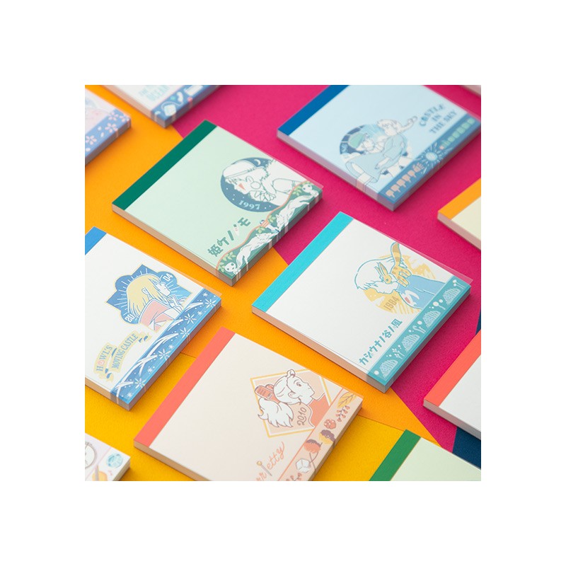ASSORTIMENT DE 24 MINI BLOCS MEMO À COLLECTIONNER - STUDIO GHIBLI