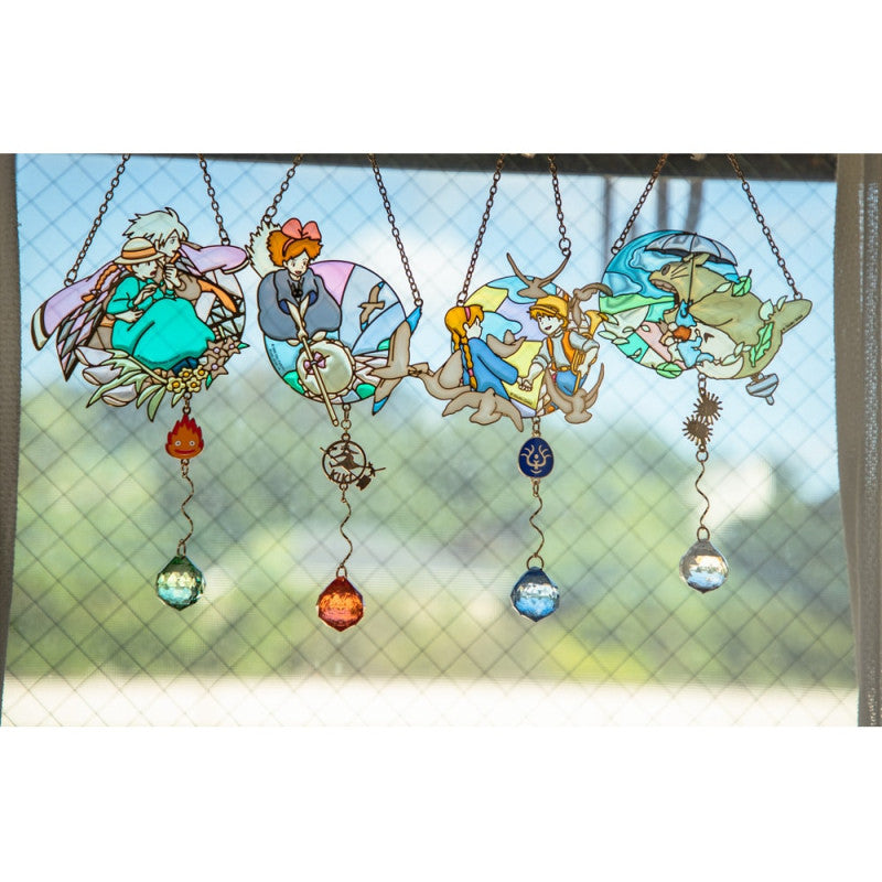 ATTRAPE-SOLEIL VITRAIL SHEETA & PAZU - LE CHÂTEAU DANS LE CIEL