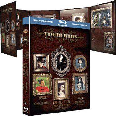 Tim Burton Collection : Sweeney Todd + Charlie et la chocolaterie + Les noces funèbres [Blu-ray]