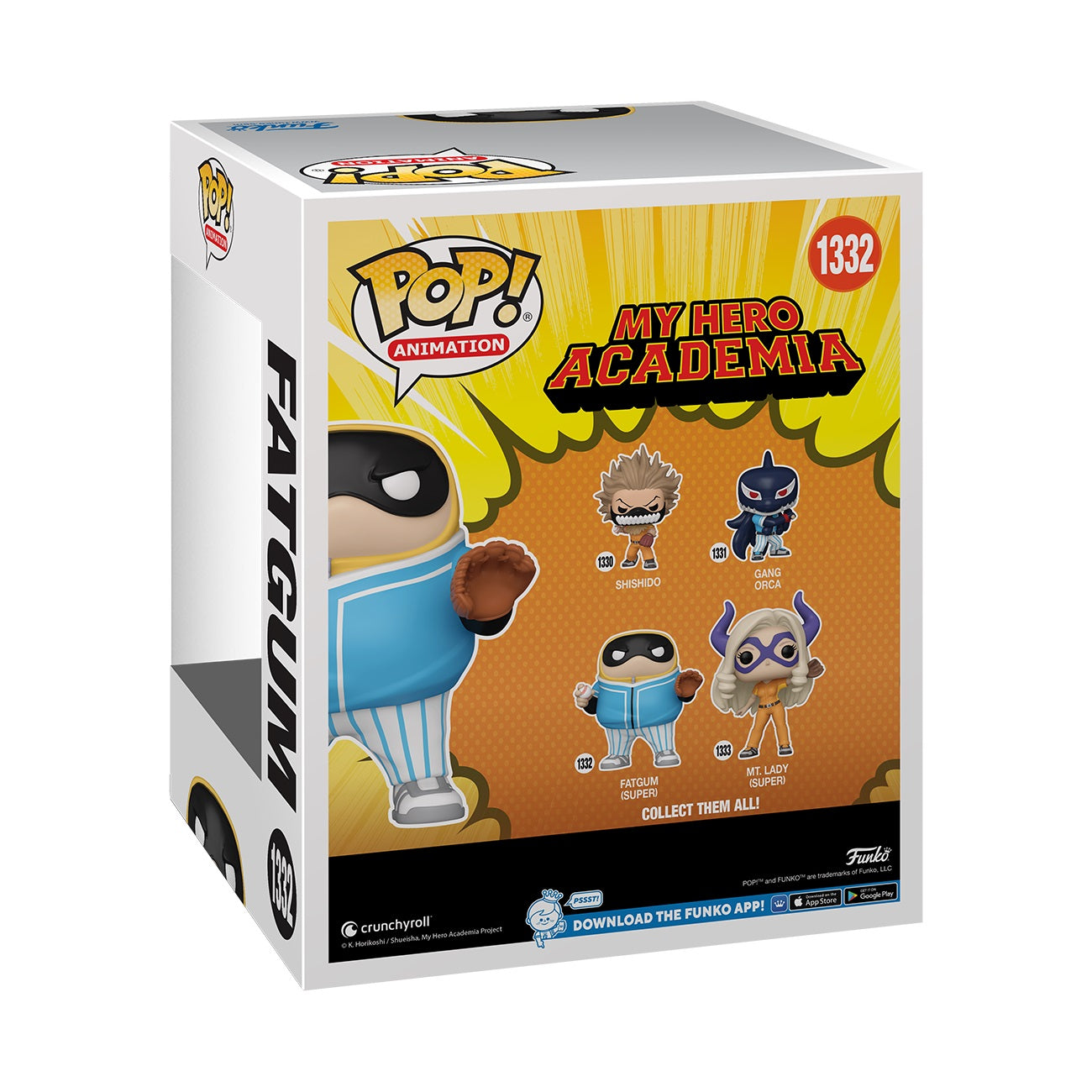 Funko Pop! Super: My Hero Academia Hero League Baseball - Fatgum 6" Super Sized Pop!