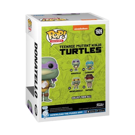 Funko Pop! Movies: Teenage Mutant Ninja Turtles - Donatello (with Napkin) - flash vidéo