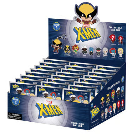 Marvel - Assortiment en blind box de figurines de sac de collection X-Men '97 en mousse (Série 3) (24 pcs)