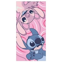 Disney - Serviette de plage en polyester "Stitch et Angel" (140x70cm)