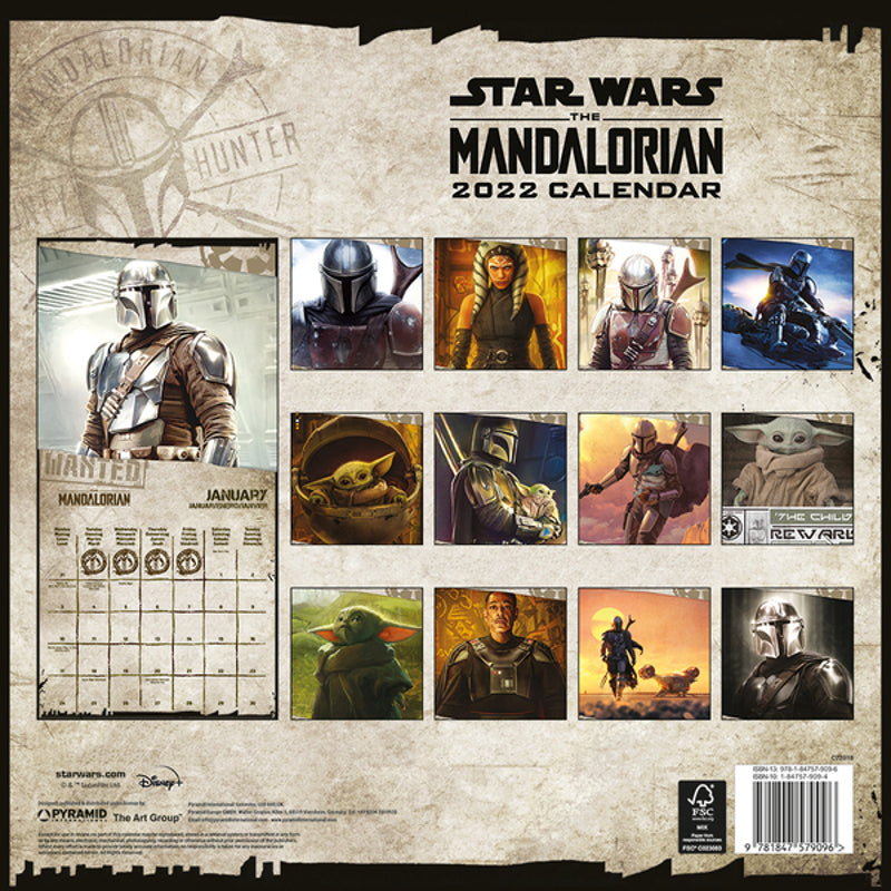Star Wars - The Mandalorian Calendrier 2022