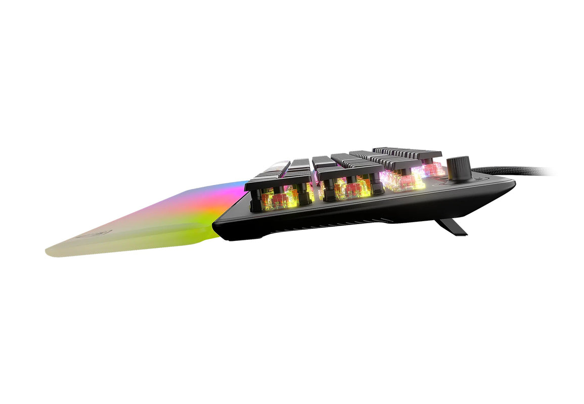 Turtle Beach - Clavier de jeu optique mécanique RGB Filaire Vulcan II Max Noir - Disposition Azerty FR