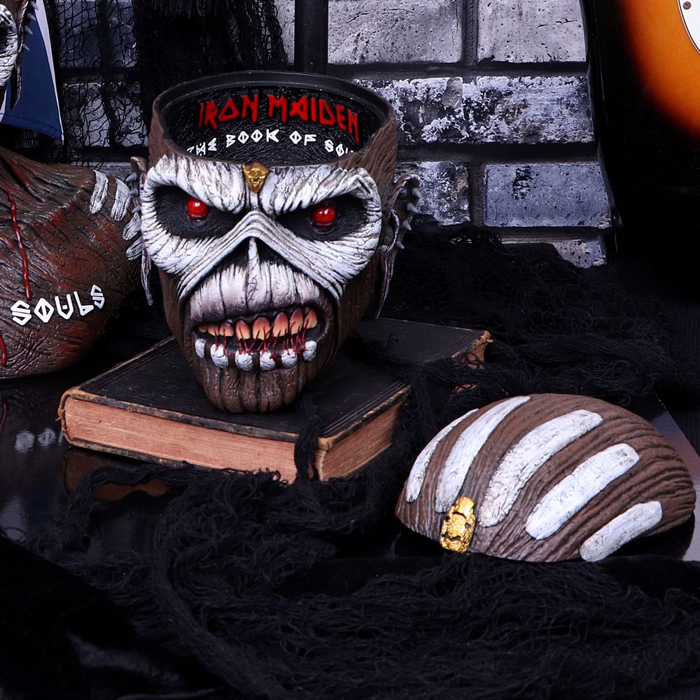Iron Maiden - Boite en forme de tête d'Eddie "The Book of Souls"