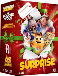 Surprise - Coffret : Samouraï Academy + Les Bouchetrous + Opération Casse-noisette + Pil + Les As de la Jungle [DVD]