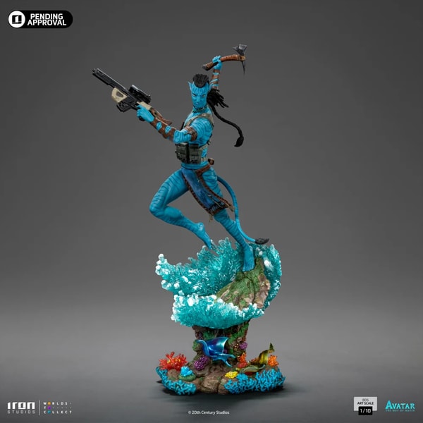 Iron Studios - BDS Art Scale 1/10 - Avatar : La Voie de l'eau - Jake Sully Statue 48cm - flash vidéo